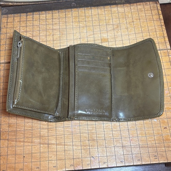 Avorio Italy Leather Crossbody Bag Tan Festival Messenger w Bosca Italian Wallet - Picture 16 of 17